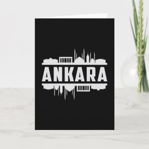 Ankara Türkei City Skyline Cityscape Funny Gift Karte