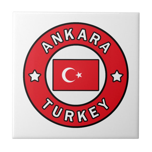 Ankara Türkei Fliese (Vorderseite)