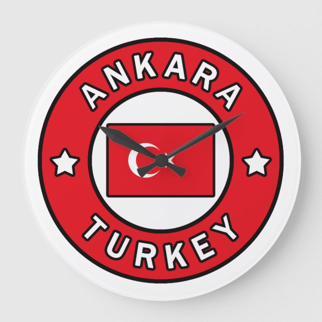 Ankara Türkei Große Wanduhr (Vorderseite)