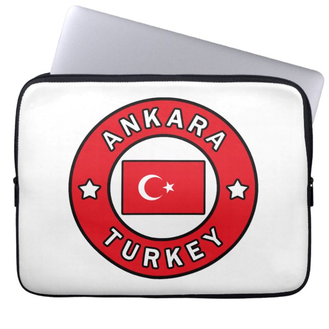 Ankara Türkei Laptopschutzhülle (Vorderseite)