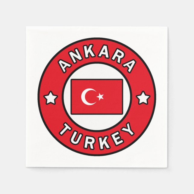Ankara Türkei Serviette (Vorderseite)