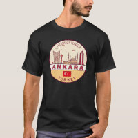 Ankara Turkey Skyline Emblem