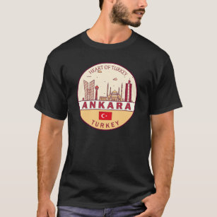 Ankara Turkey Skyline Emblem T-Shirt