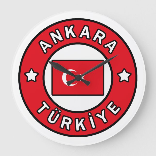 Ankara Türkiye Große Wanduhr (Vorderseite)