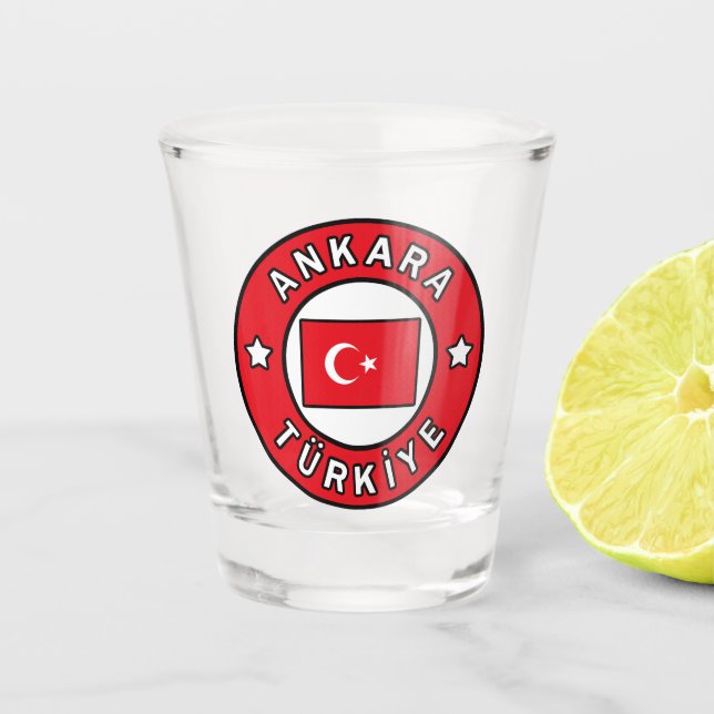 Ankara Türkiye Schnapsglas (Vorderseite)