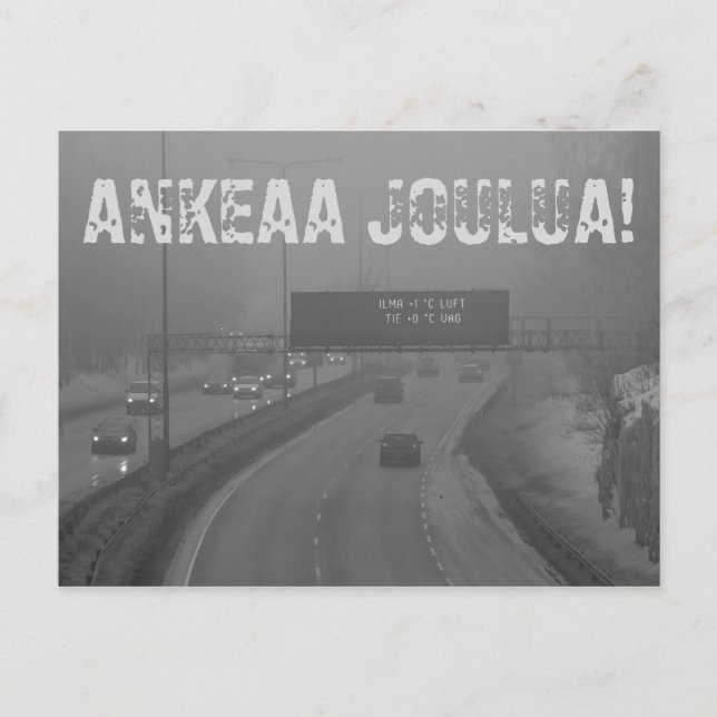 Ankeaa joulua joulukortti postkarte (Vorderseite)