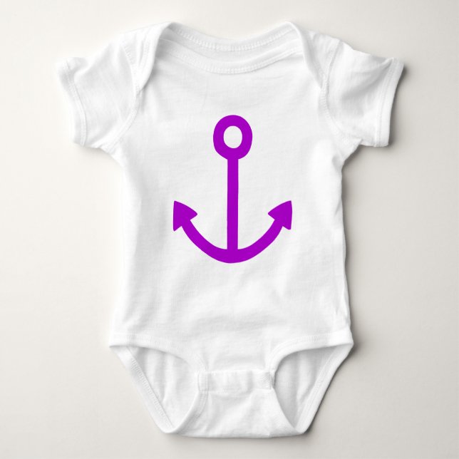 Anker Baby Strampler (Vorderseite)