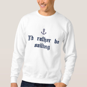 Anker Besticktes Sweatshirt