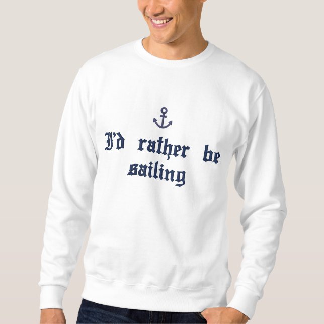 Anker Besticktes Sweatshirt (Vorderseite)