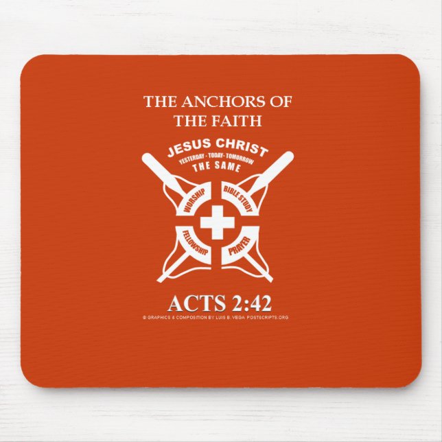 Anker Christi Mousepad (Vorne)