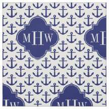 Anker der Marine White BG, Marine 3 Initial Monogr
