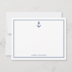 Anker der Personalisierten Stationery Mitteilungskarte