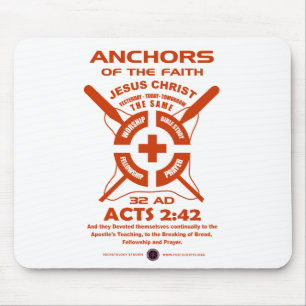 Anker des Glaubens Mousepad