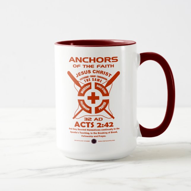 Anker des Glaubens Tasse (Rechts)
