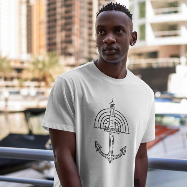 Anker des Leuchtturms T-Shirt (Von Creator hochgeladen)