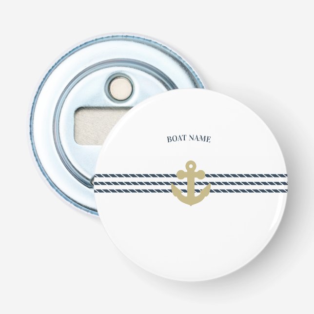 Anker des Schiffes, Seil Flaschenöffner (Vorderseite)