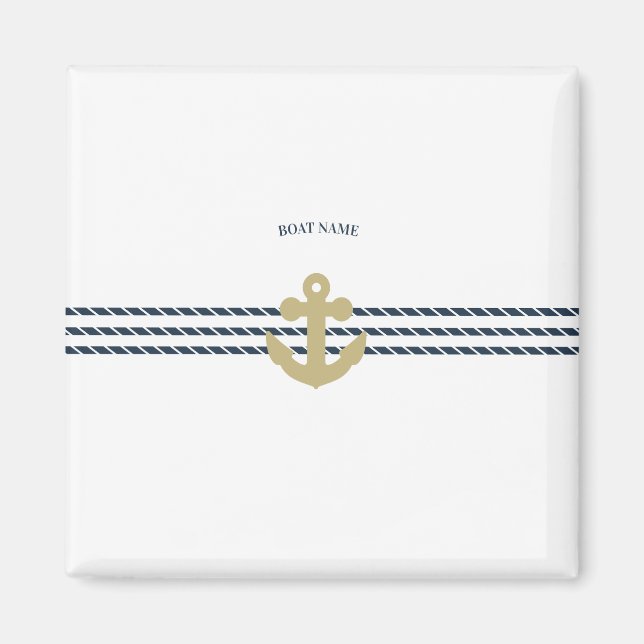 Anker des Schiffes, Seil Magnet (Vorne)