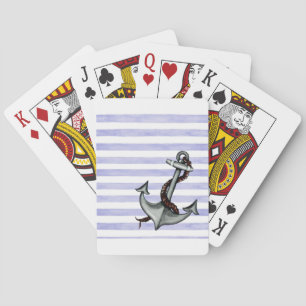 Anker des Schiffes Spielkarten