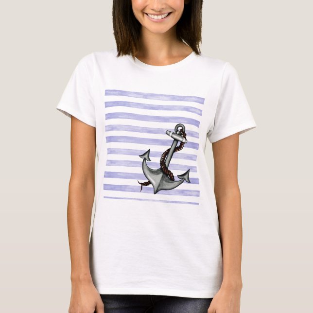 Anker des Schiffes T-Shirt (Vorderseite)