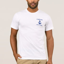 Anker des Schiffskapitän T-Shirt