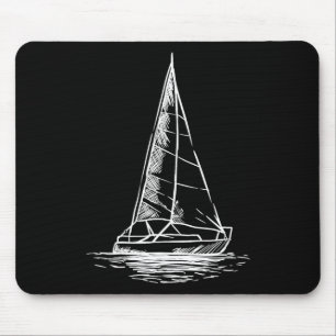 Anker für Segelboote - Einfache Linie Zeichnend Sa Mousepad