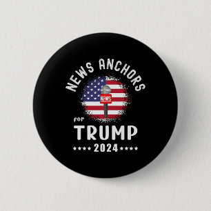 Anker für Trump 2024: Amerikanische Fahne wählen T Button