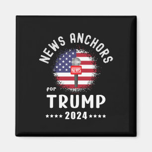 Anker für Trump 2024: Amerikanische Fahne wählen T Magnet