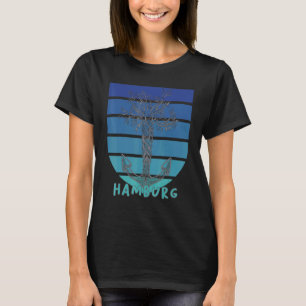 Anker Hamburg Nordsee Kapitän Seehafen T-Shirt