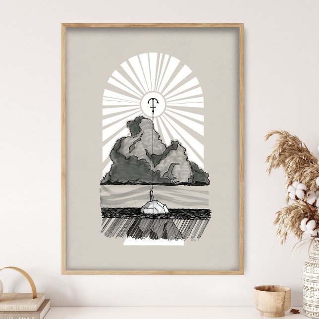 Anker Jesus Kunst, Christus der sichere und stetig Poster (Von Creator hochgeladen)