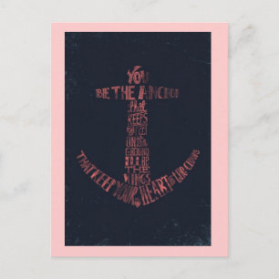 Anker lichten postkarte