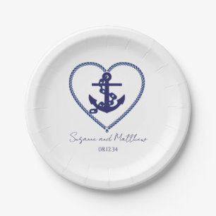 Anker Liebe Nautical Wedding Paper Teller