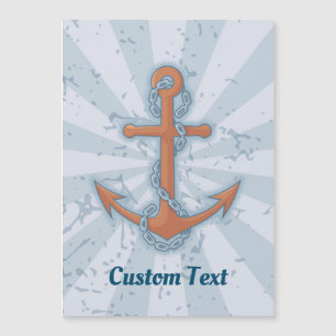 Anker mit Kette Magnetkarte