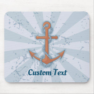 Anker mit Kette Mousepad