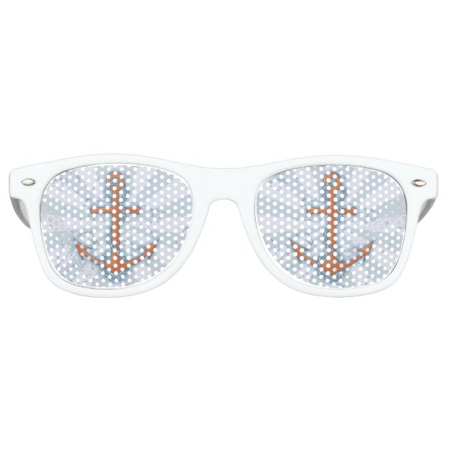 Anker mit Kette Partybrille (Vorderseite)
