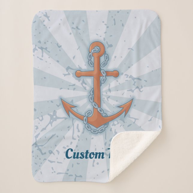 Anker mit Kette Sherpadecke (Vorderseite)