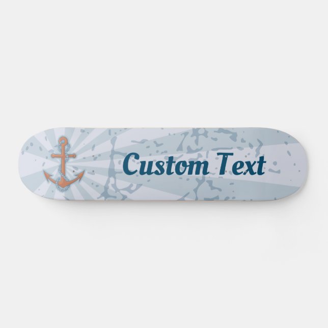 Anker mit Kette Skateboard (Horizontal)