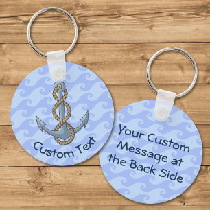 Anker mit Rope-Schlüsselanhänger Schlüsselanhänger