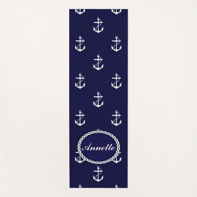 Anker Nautic Personalisiert Yogamatte (Vorderseite)