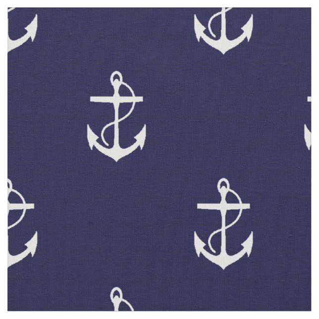Anker Nautical Fabric Stoff (Nahaufnahme)