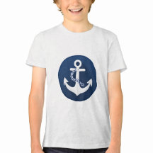 Anker Nautical Segeln Booten Weiß Navy Blau