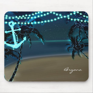 Anker & Palmen Strandlichter Tropic-Mauspad Mousepad