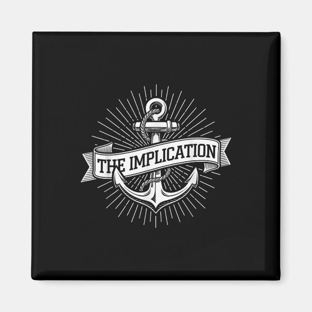 Anker Schifffahrt Die Implikation Nautical Segeln  Magnet (Vorne)
