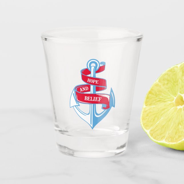 Anker Schnapsglas (Vorderseite)
