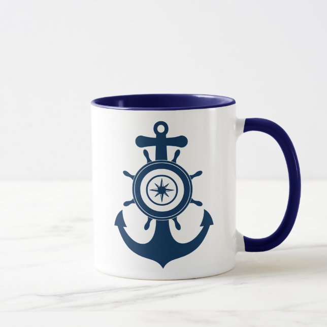 Anker-Seemann-Tasse Tasse (Rechts)