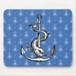 Anker und Delphin Mousepad