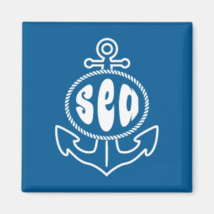 Anker und Meer Magnet