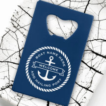 Anker- und Seilbootname Aufnahme Hafen