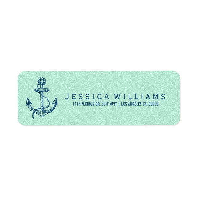 Anker und Streifen für Schiffe und Schiffe 2 (Vorne)