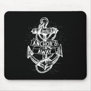 Anker weg Männer und Frauen Matrosen Boot Kapitän Mousepad