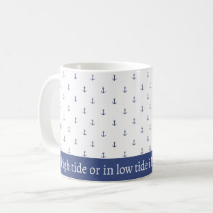 Anker weg Strand Kaffeetasse